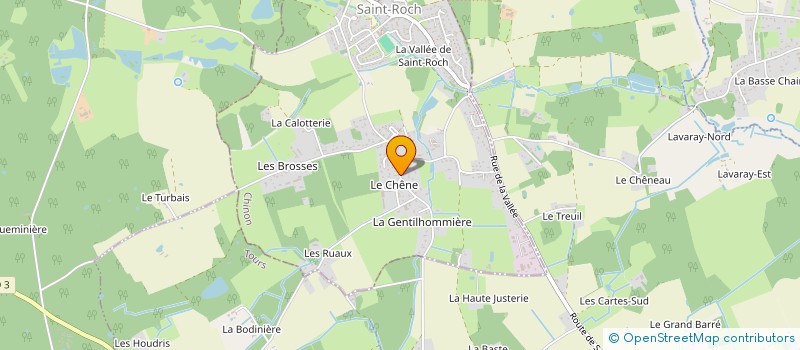 localisation de l'entreprise LE CHALET DES POPOCHES  SAINT-ROCH