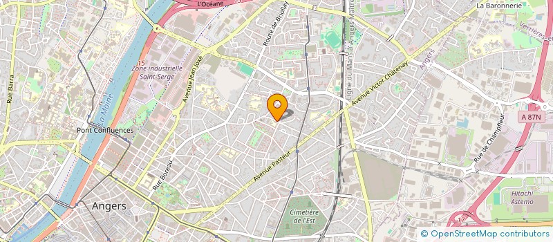 localisation de l'entreprise LE CHALET DES SONGES à ANGERS