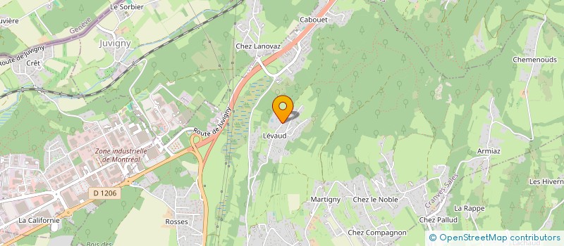 localisation de l'entreprise LE CHALET DU DOME à ALLONZIER-LA-CAILLE
