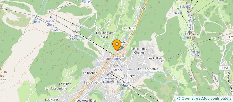 localisation de l'entreprise LE CHALET DU GOUT à LES GETS