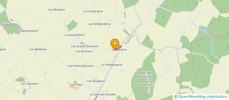 localisation de l'entreprise LE CHALET DU PELLET à CHUELLES
