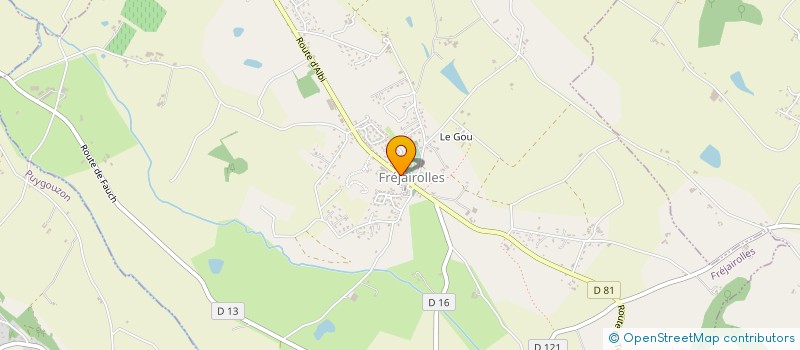 localisation de l'entreprise LE CHALET FRANCE à FREJAIROLLES
