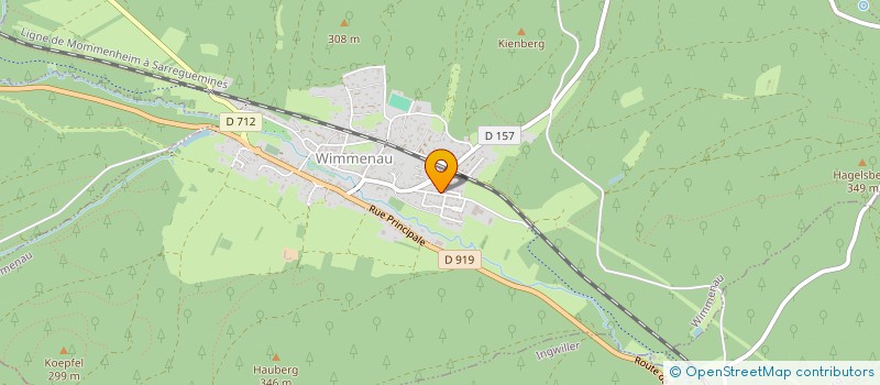 localisation de l'entreprise LE CHALET GOURMAND  WIMMENAU