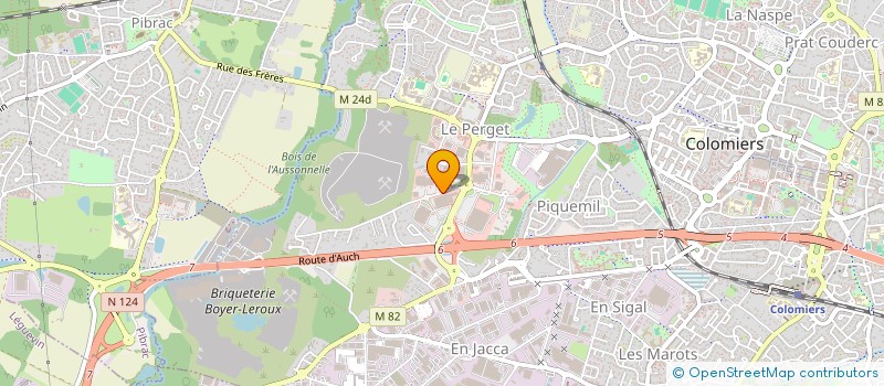 localisation de l'entreprise LE CHALET GOURMAND à COLOMIERS