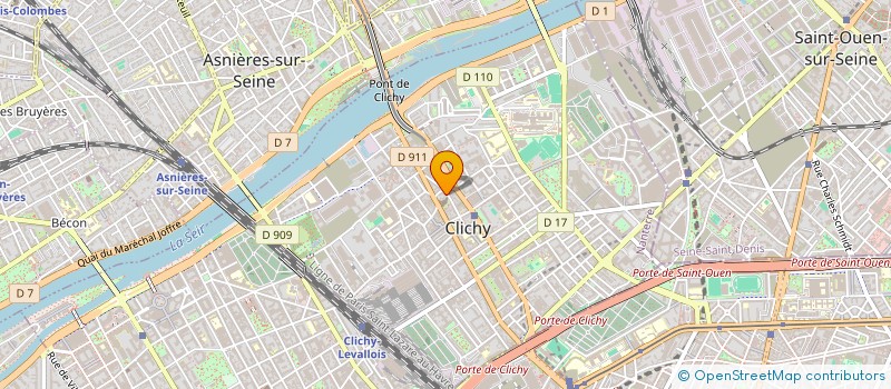 localisation de l'entreprise LE CHALET MEDICAL à CLICHY