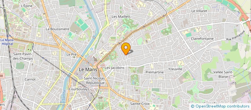 localisation de l'entreprise LE CHALET N 2  LE MANS