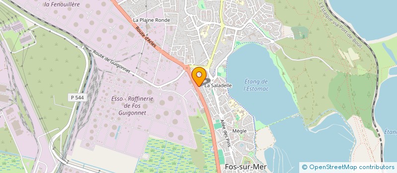 localisation de l'entreprise LE CHALET PHOCEEN  FOS-SUR-MER