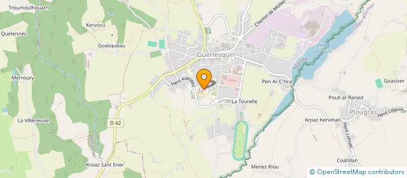 localisation de l'entreprise LE CHALLENGE ARMORIK TRAIL  SAINT-DIVY