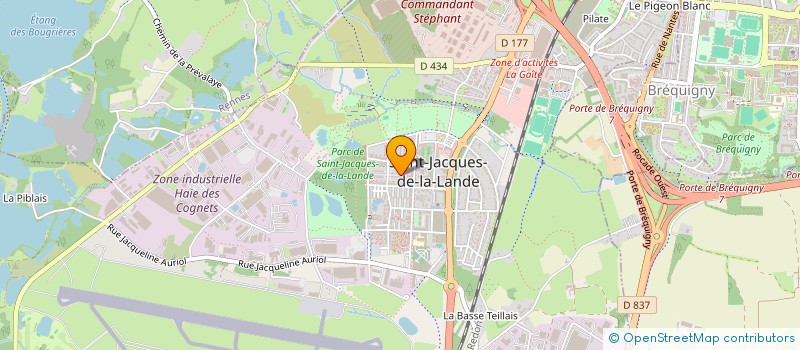 localisation de l'entreprise LE CHALLENGE DE THOMAS : TOUS ENSEMBLE CONTRE LE SARCOME à SAINT-JACQUES-DE-LA-LANDE
