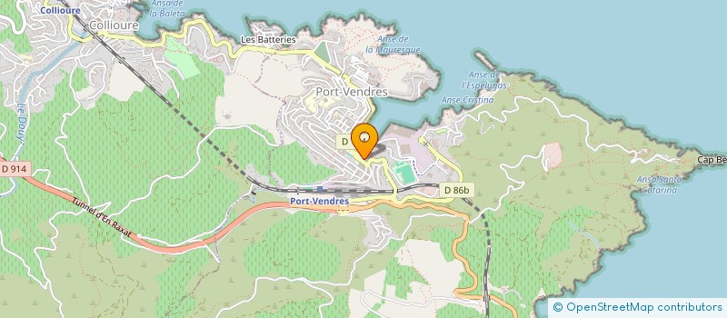 localisation de l'entreprise LE CHALUT à PORT-VENDRES