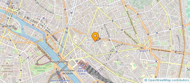 localisation de l'entreprise LE CHALUT D'ALIGRE à PARIS