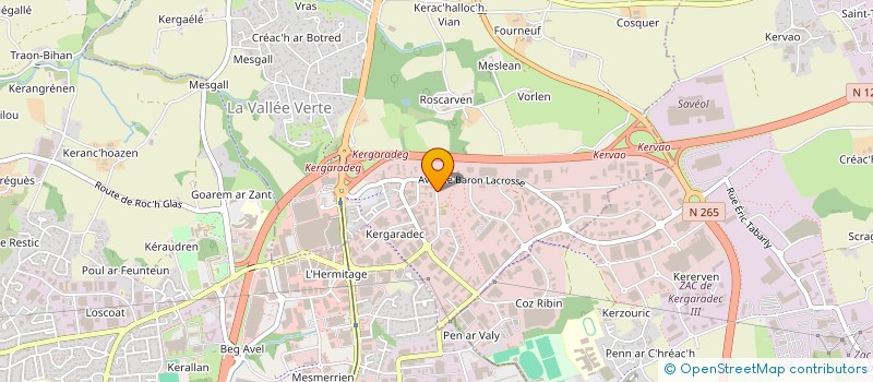 localisation de l'entreprise LE CHALUTIER  GOUESNOU