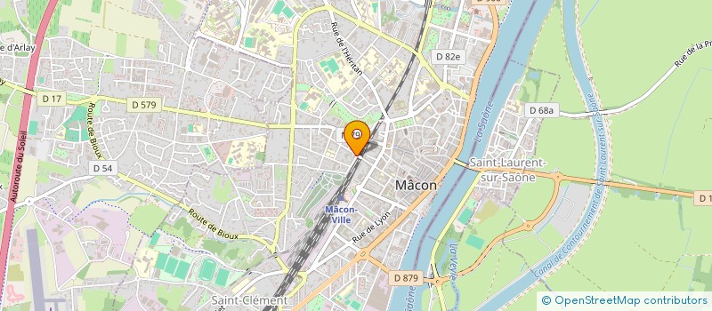 localisation de l'entreprise LE CHAM'S à MACON