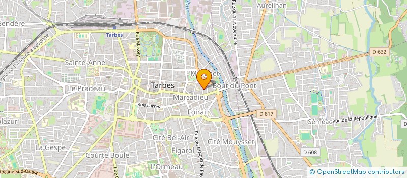 localisation de l'entreprise LE CHAMBERLAIN à TARBES