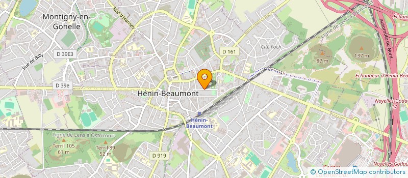 localisation de l'entreprise LE CHAMBORD à HENIN-BEAUMONT