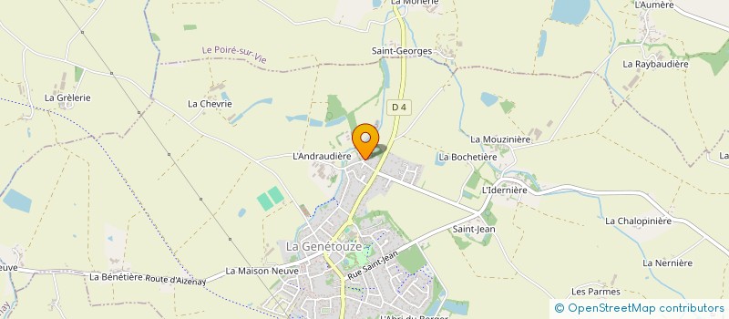 localisation de l'entreprise LE CHAMBOURG  LA GENETOUZE