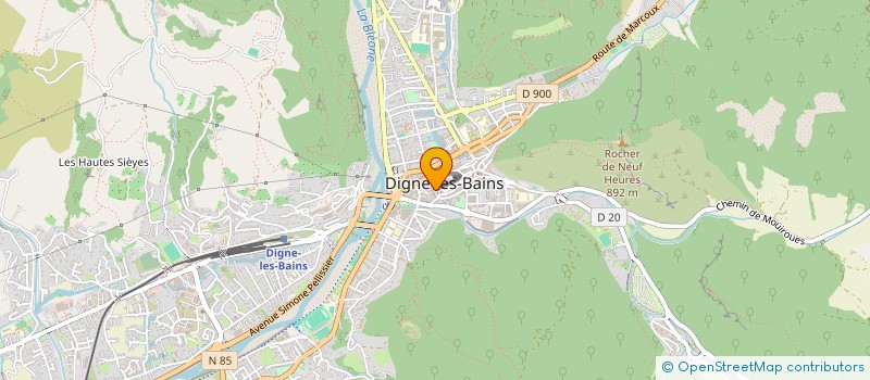 localisation de l'entreprise LE CHAMEAU A TROIS BOSSES à DIGNE-LES-BAINS