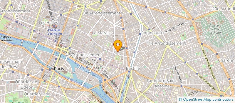 localisation de l'entreprise LE CHAMEAU QUI BOSSE à PARIS