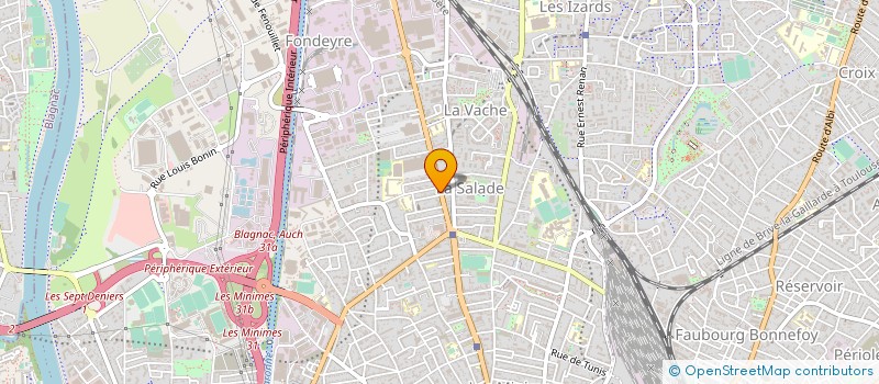localisation de l'entreprise LE CHAMEAU SAUVAGE à TOULOUSE