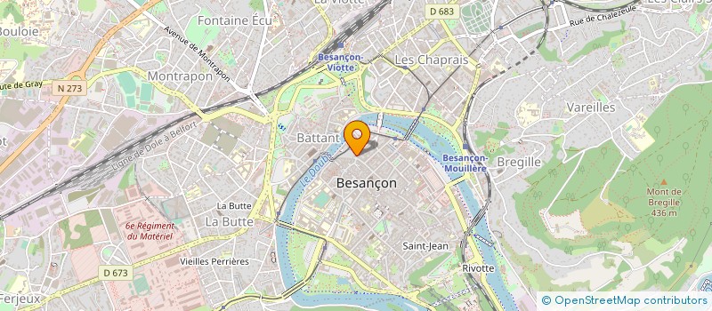 localisation de l'entreprise LE CHAMELIER BISONTIN  BESANCON