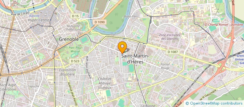 localisation de l'entreprise LE CHAMOIS  SAINT-MARTIN-D'HERES