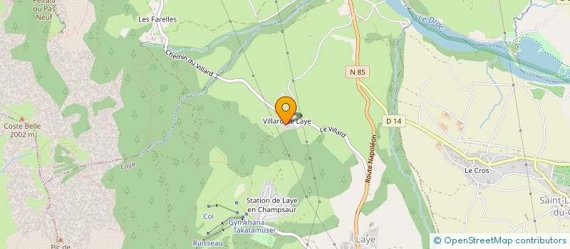 localisation de l'entreprise LE CHAMOIS  LAYE