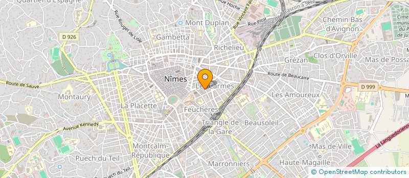 localisation de l'entreprise LE CHAMOIS D OR  NIMES