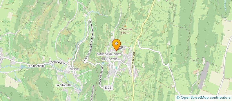 localisation de l'entreprise LE CHAMOIS DORE  LA CHAILLEUSE