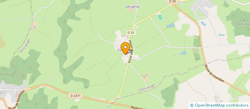 localisation de l'entreprise LE CHAMOIS DORT  RIOM