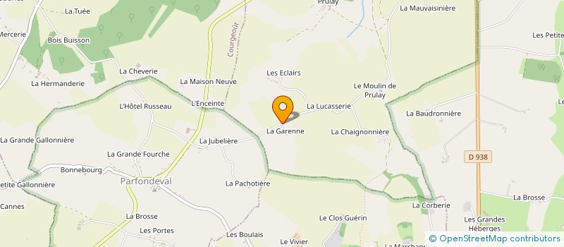 localisation de l'entreprise LE CHAMP à MORTAGNE-AU-PERCHE