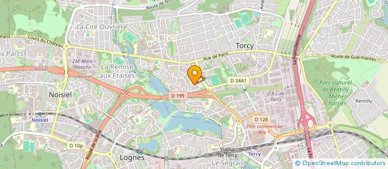 localisation de l'entreprise LE CHAMP BERGER II  TORCY