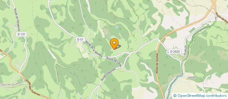 localisation de l'entreprise LE CHAMP BOISE  LE VIGAN