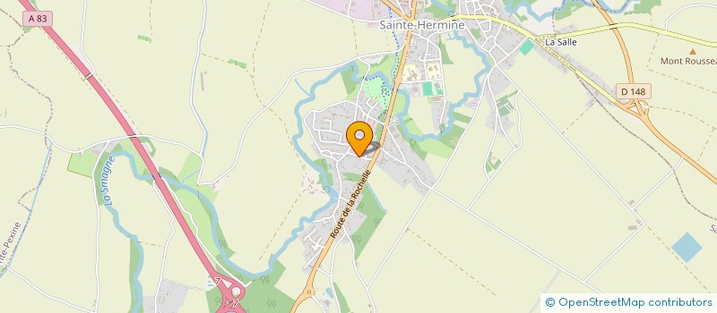 localisation de l'entreprise LE CHAMP BRETON à SAINTE-HERMINE