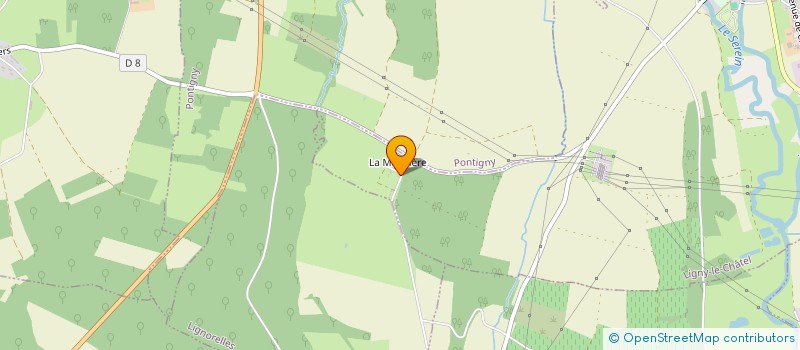 localisation de l'entreprise LE CHAMP CHENOT  LIGNY LE CHATEL