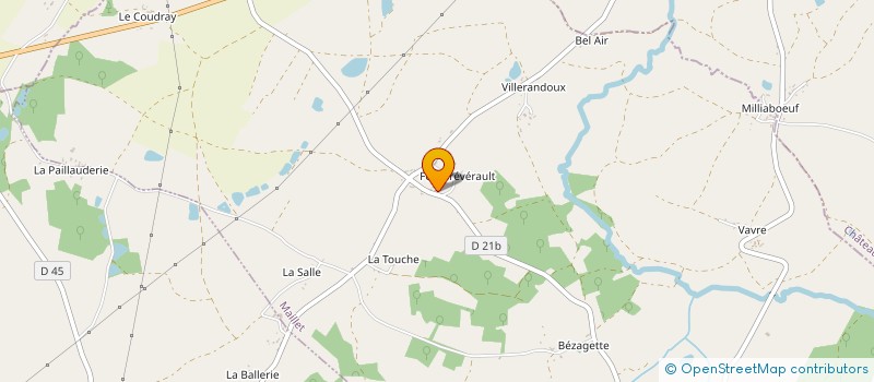 localisation de l'entreprise LE CHAMP COQUET à MAILLET