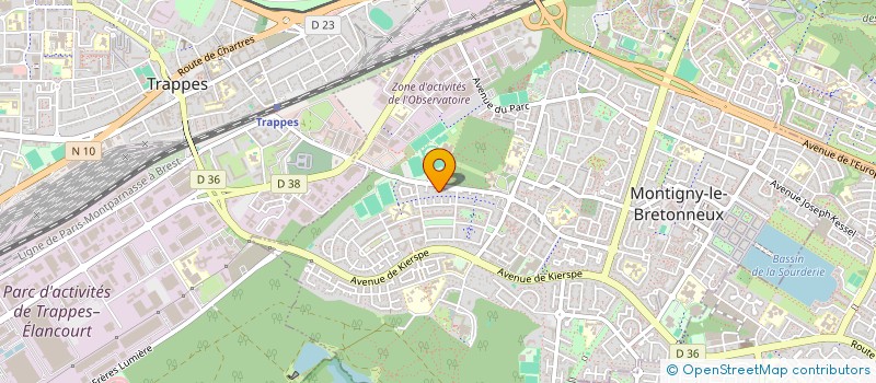 localisation de l'entreprise LE CHAMP D'AVOINE 27  MONTIGNY-LE-BRETONNEUX