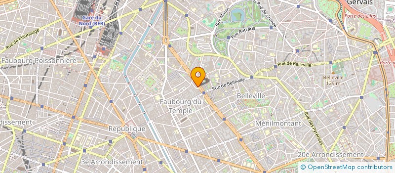 localisation de l'entreprise LE CHAMP D'ELISE  PARIS