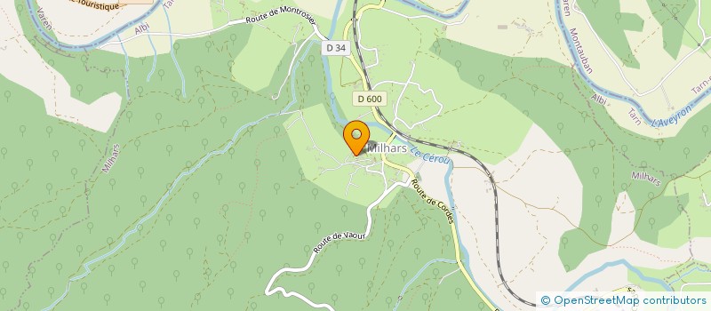 localisation de l'entreprise LE CHAMP D'ESTEVE  ITZAC