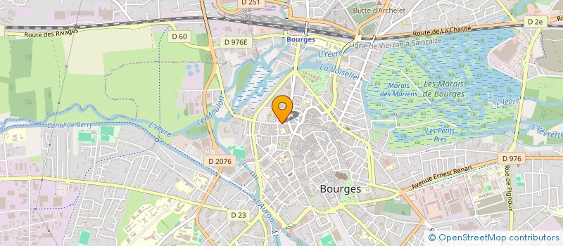 localisation de l'entreprise LE CHAMP DE FOIRE  BOURGES