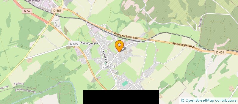 localisation de l'entreprise LE CHAMP DE FOIRE  ETALANS