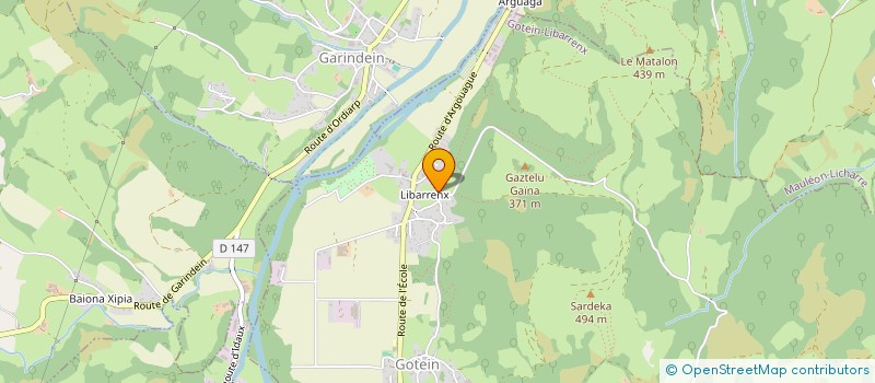 localisation de l'entreprise LE CHAMP DE L'ETOILE  GOTEIN-LIBARRENX