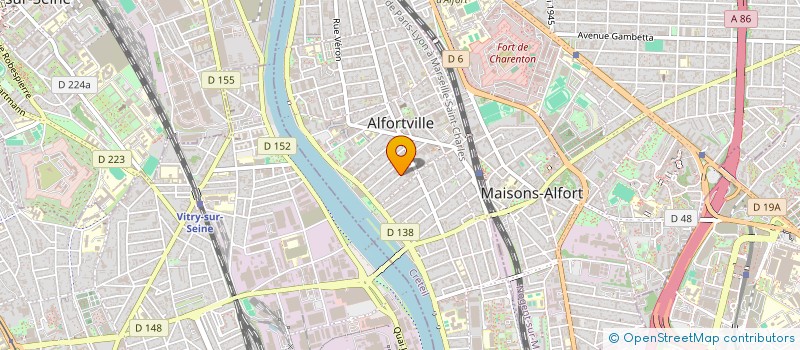 localisation de l'entreprise LE CHAMP DE L'ETRE à ALFORTVILLE