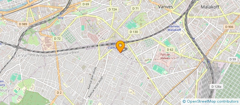 localisation de l'entreprise LE CHAMP DE L'ORMEAU  MALAKOFF