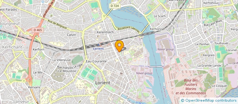 localisation de l'entreprise LE CHAMP DE MER  GUIDEL