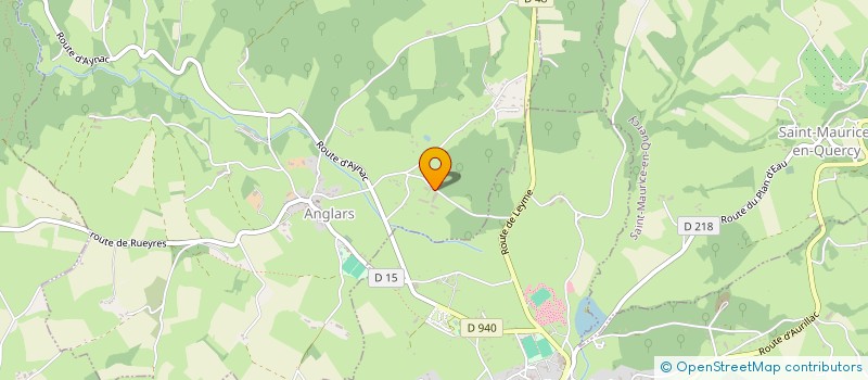 localisation de l'entreprise LE CHAMP DE MONSIEUR  ANGLARS