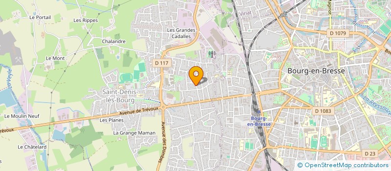 localisation de l'entreprise LE CHAMP DE PARIS  SAINT-DENIS-LES-BOURG