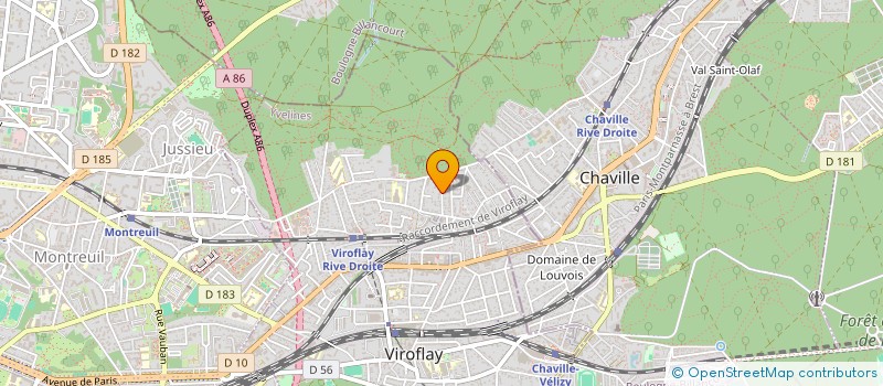 localisation de l'entreprise LE CHAMP DE SOURSAC  VIROFLAY