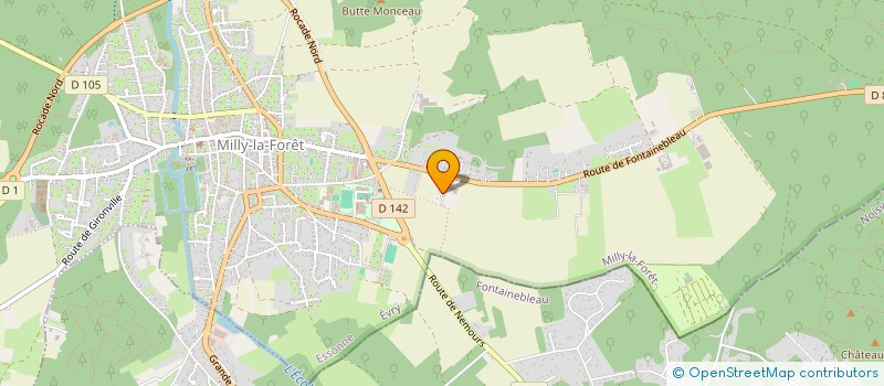 localisation de l'entreprise LE CHAMP DES ALOUETTES à MILLY-LA-FORET