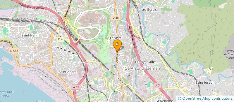 localisation de l'entreprise LE CHAMP DES BLES à MARSEILLE