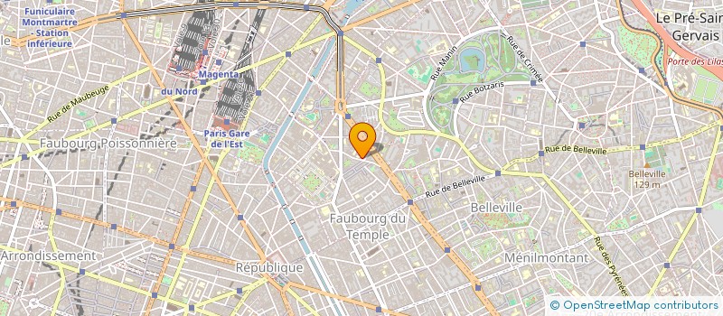 localisation de l'entreprise LE CHAMP DES ETOILES à PARIS